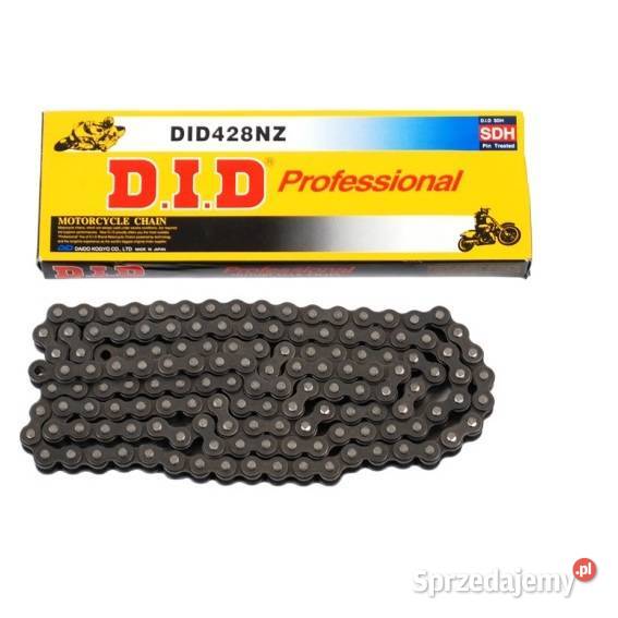 ŁAŃCUCH BEZORINGOWY DID428NZ 1 sztuka OGNIWO Mrągowo sprzedam