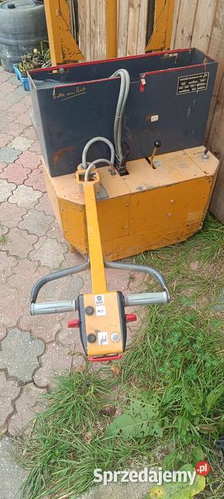 Wózek widłowy paleciak elektryczny 220 i 1100 Sierakowice sprzedam