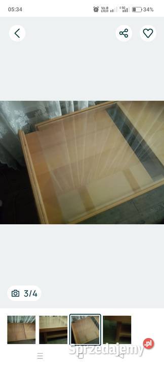 Ława Ikea naturalne drewno Witobel