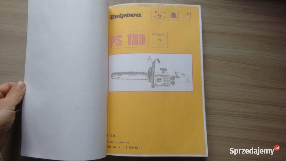 Piła DOLPIMA 180 instrukcja obsługi i katalog Stalowa Wola