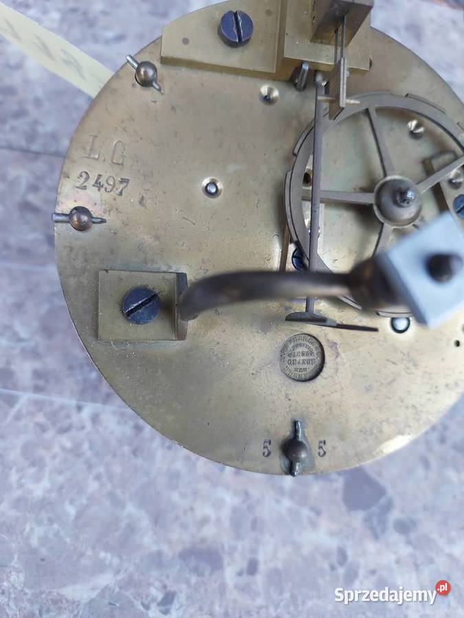 M183 Mechanizm starego francuskiego zegara Japy Antyki
