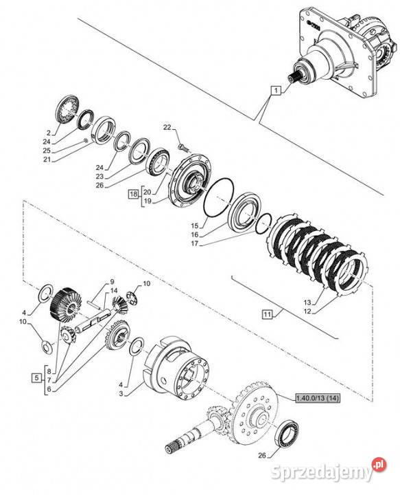 Holland T6010 Obudowa 87331244 wielkopolskie Jastrzębniki