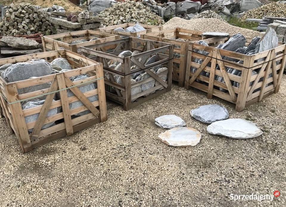 STEPY OWALNE Kamienne Płyty Deptakowe Kamień do