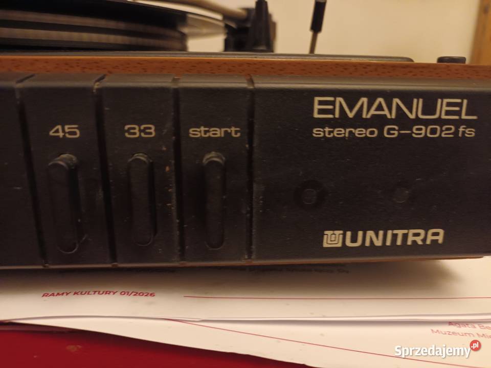 Gramofon Unitra Emanuel G902Fs sprawny Wysylka w Tychy sprzedam