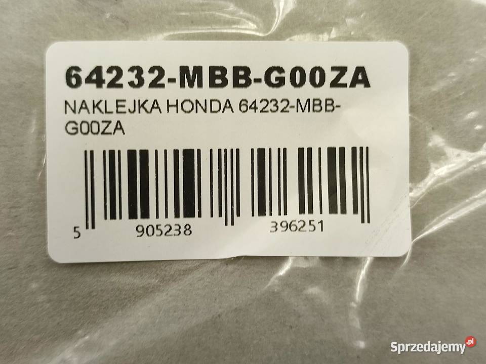 NAKLEJKA VTR PRAWY BOCZEK HONDA VTR1000F