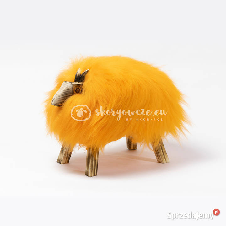 Krzesło baranek dekoracyjny pomarańczowy małopolskie