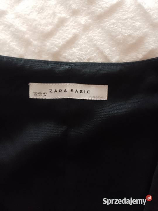 34XS ZARA Czarna kamizelka garniturowa Kraków sprzedam