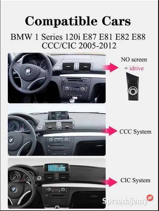 Radio Android 12 BMW E81 E82 E87 E88 wifi gps Ożarowice