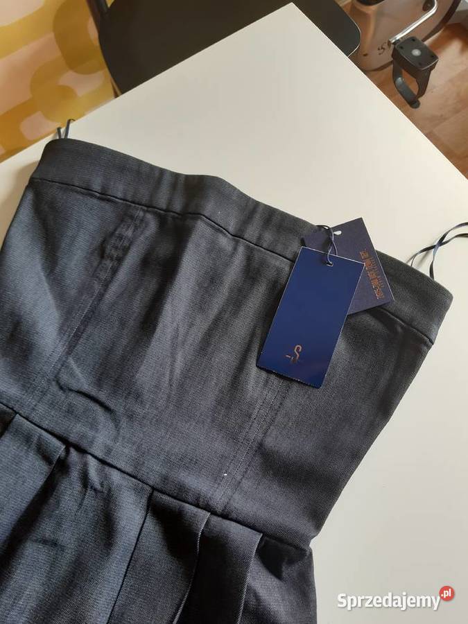 Nowa sukienka bandeau Zara z papierową metką Kraków