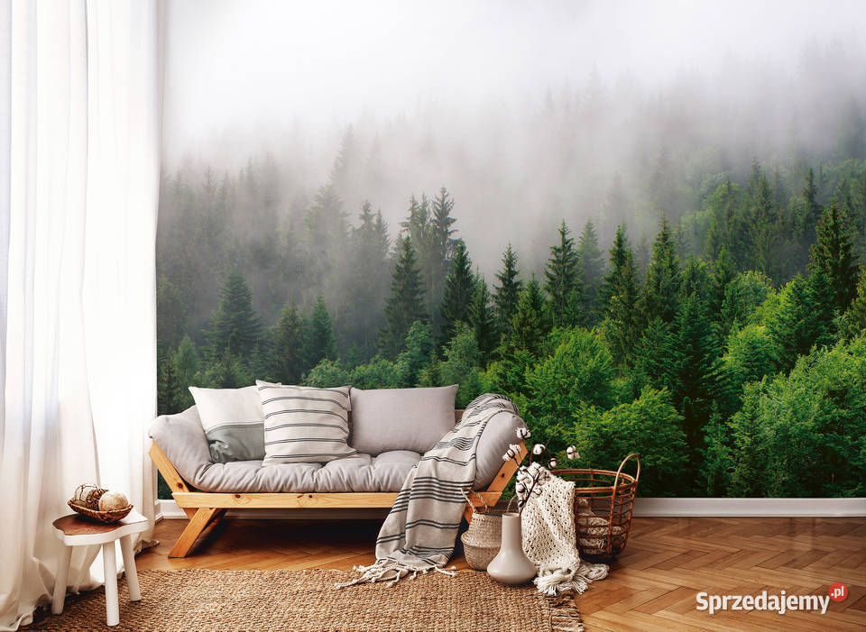 Tapeta fototapeta Las we mgle Las 13907 wewnętrzne Leszno sprzedam
