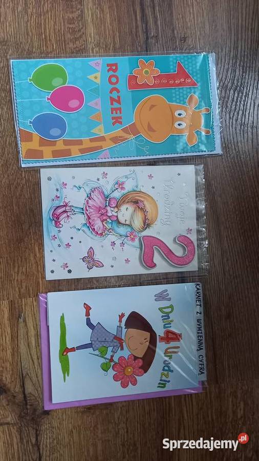 Kartki okolicznościowe urodziny imieniny święta Tychy sprzedam