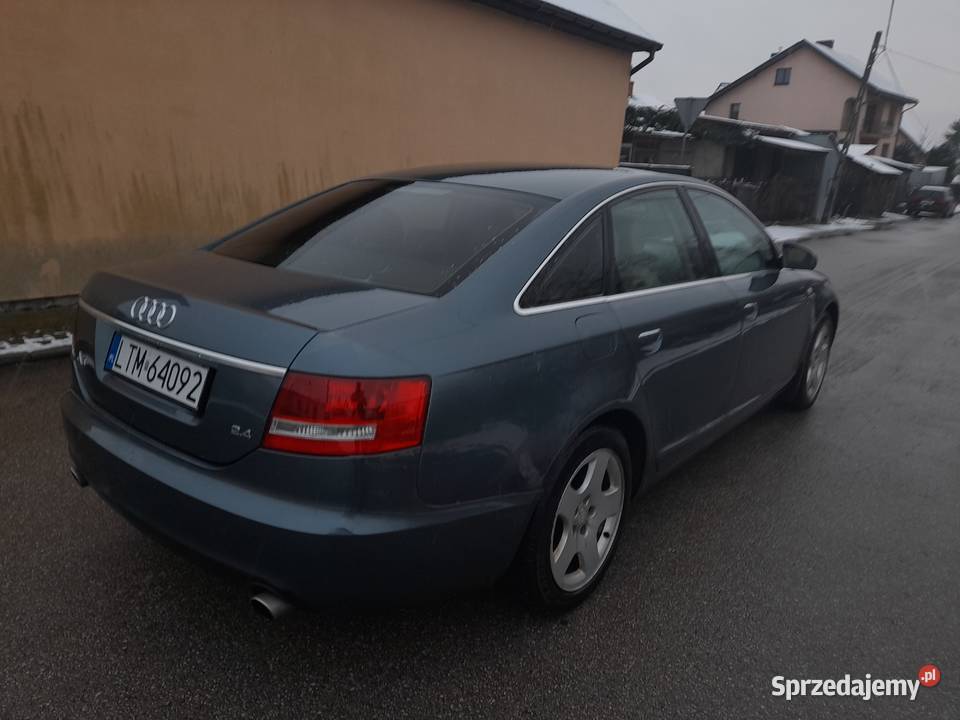 Audi A6 c6 Sedan24 z gazem gaz ważny do 2034r Rok produkcji 2004 A6 Siedliszcze-Osada