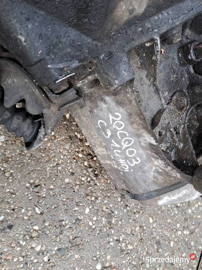 Citroen C3 14 HDi 68 skrzynia biegów kod 20CQ03 Rok produkcji 2003 Jastrzębie-Zdrój