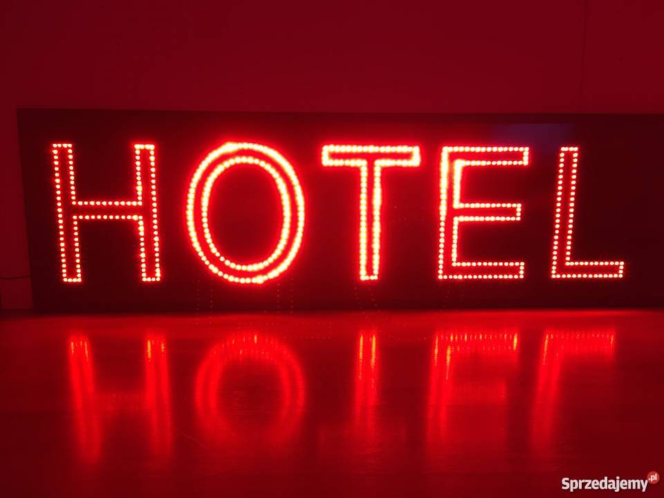 Reklama LED HOTEL 24h 260x50 Pomiechówek