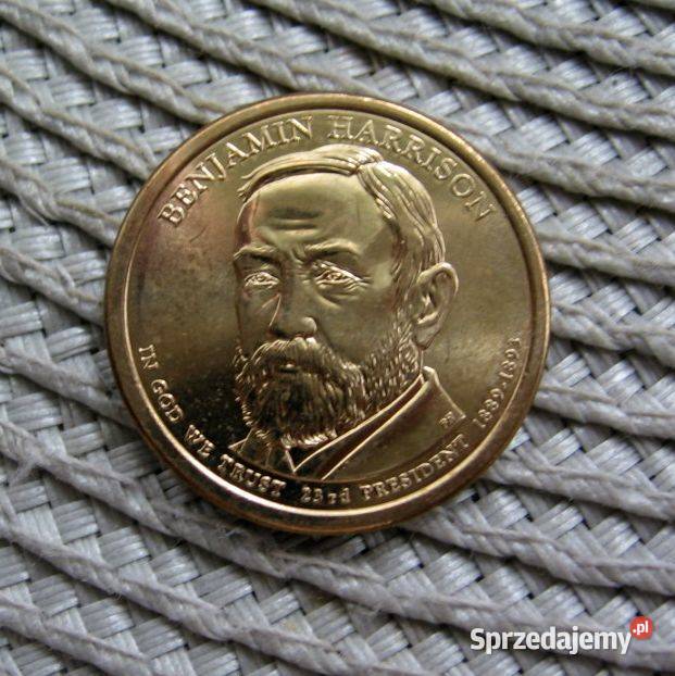 USA 1 Dolar 2012r Benjamin Harrison Prezydenci Kalisz sprzedam