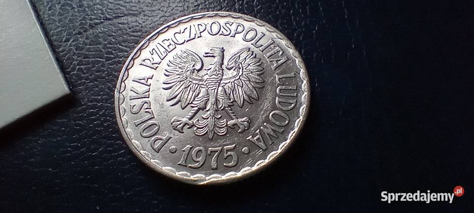 Stare monety 1 złoty 1975 piękna PRL Polska Lesko sprzedam