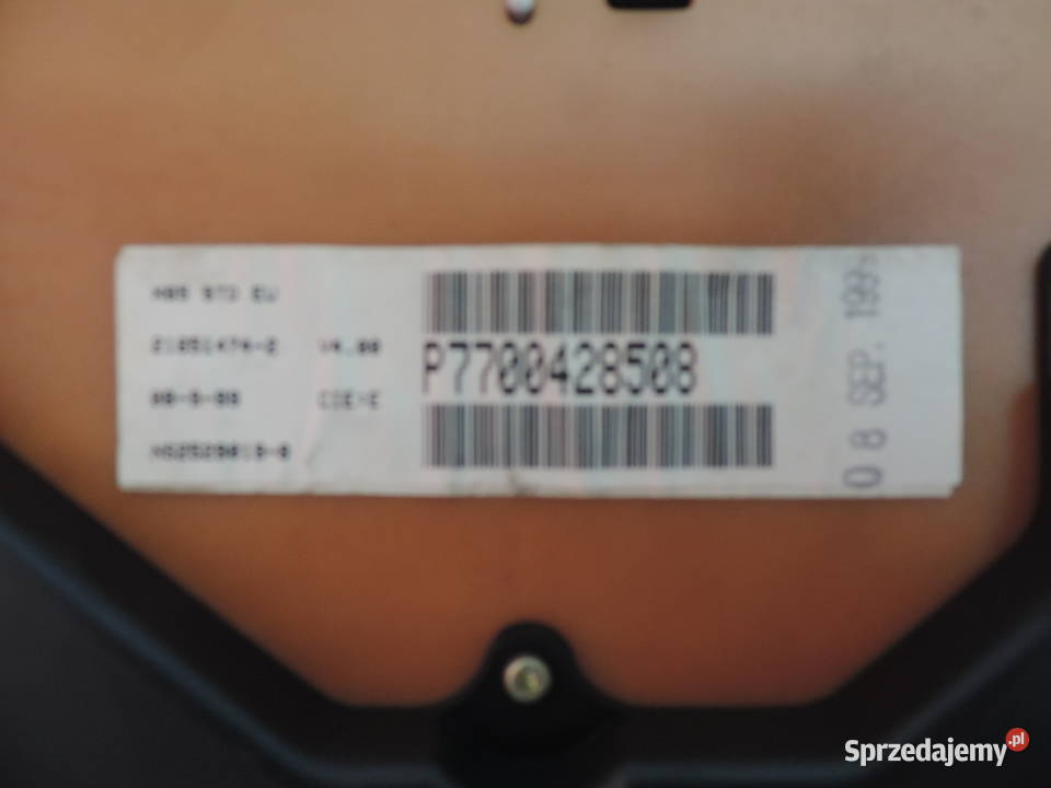 RENAULT CLIO 14 LICZNIK P7700428508 Wyposażenie wnętrza Wyposażenie wnętrza Nowy Sącz