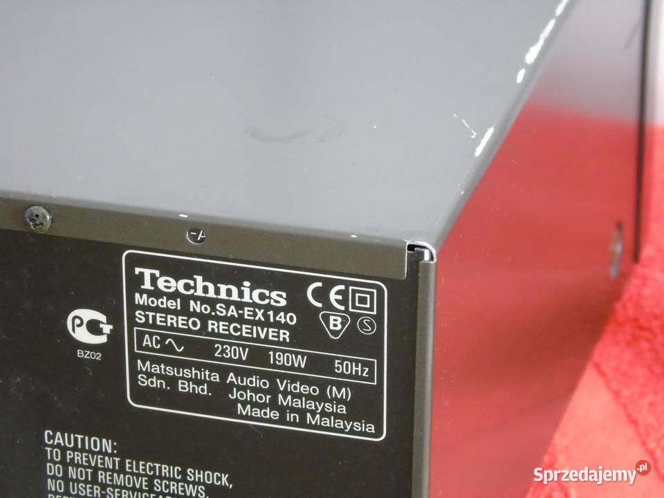 Wzmacniacz z radiem Technics SAEX140 mocny i sprzedam