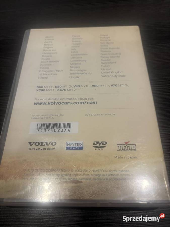 Płyta nawigacji Volvo HDD RTI Pozostałe