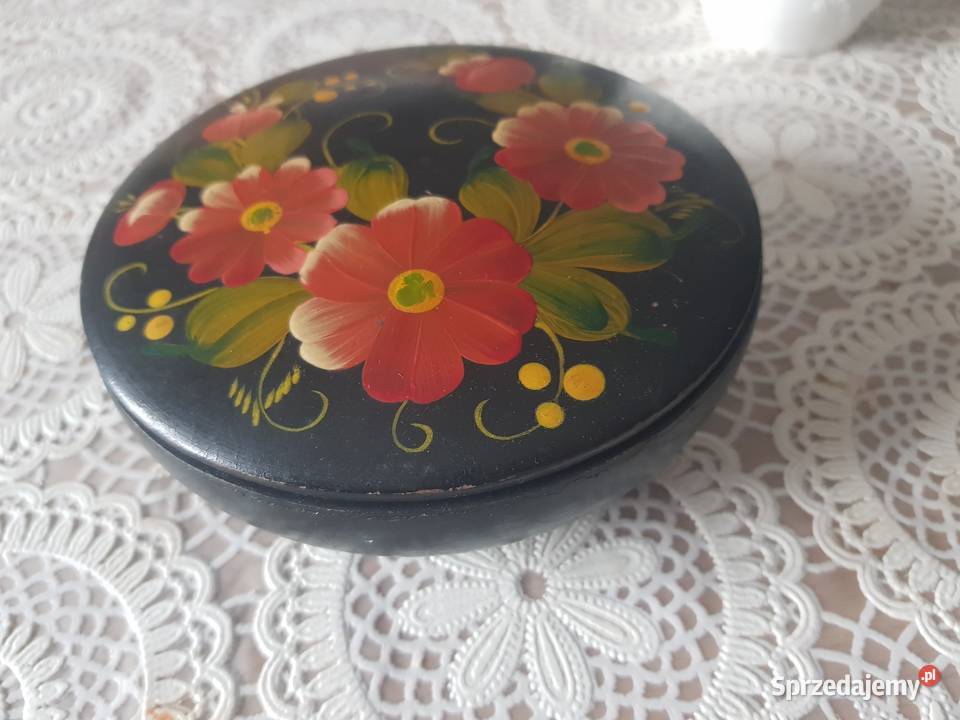 Drewniana szkatułka Wola Podłężna