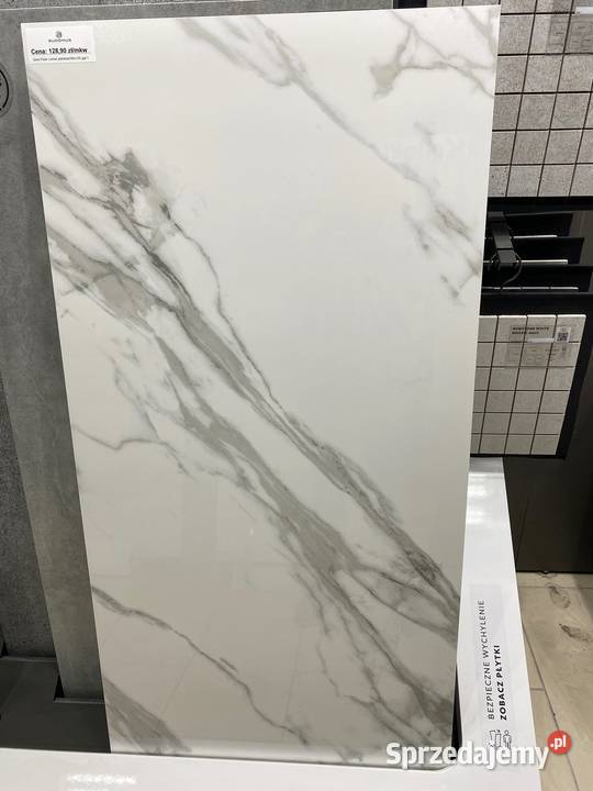 Gres 60x120 Calacatta White połysk Bianco Glossy Zakopane sprzedam