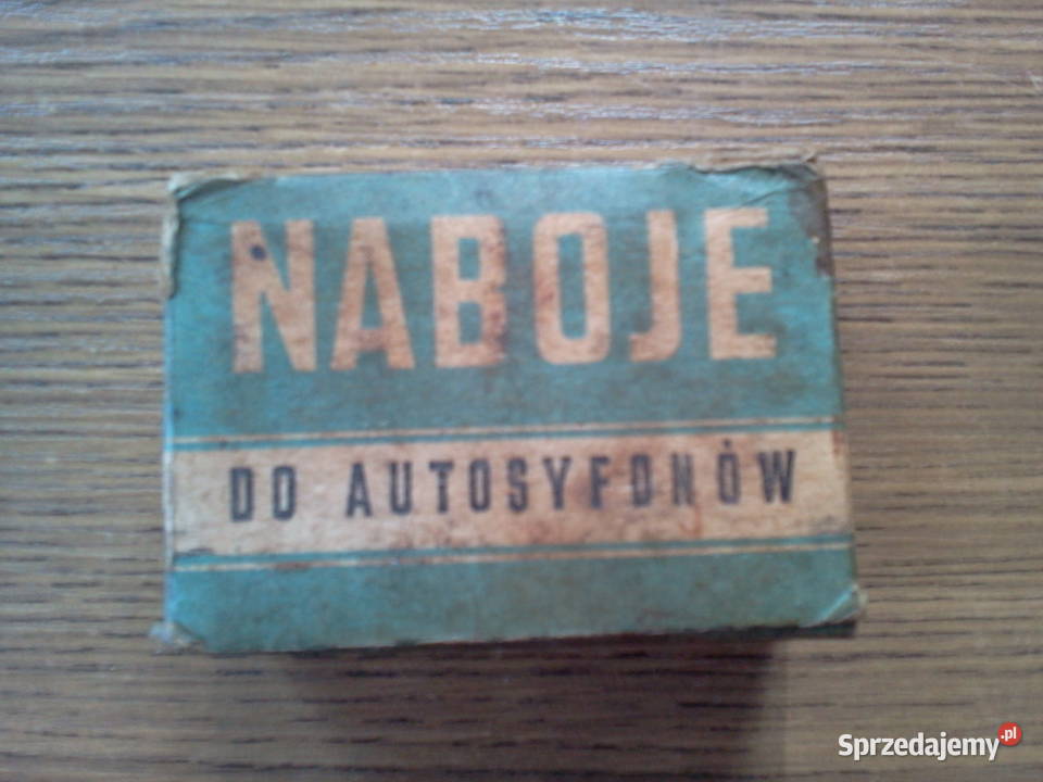 Syfon Naboje Do Autosyfonów Pozostałe Antyki, Sztuka, Kolekcje łódzkie