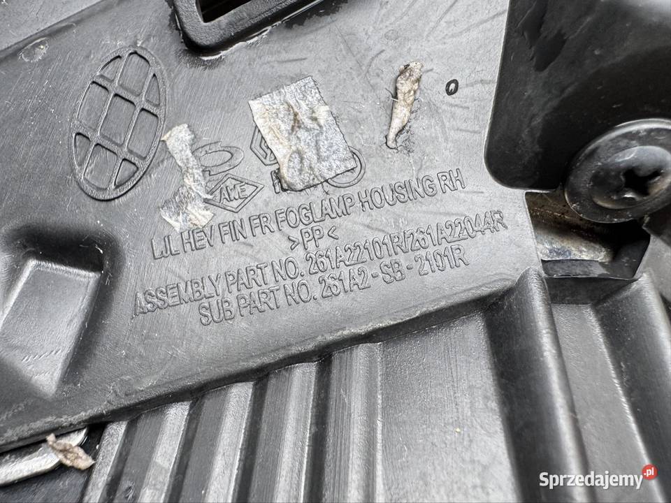 Kratka zderzaka przód prawa rh Renault arkana Międzychód