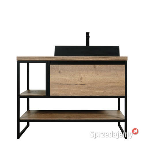 Szafka pod umywalkę 1001s z blatem stojąca loft 46cm Szafy, regały, półki Biłgoraj