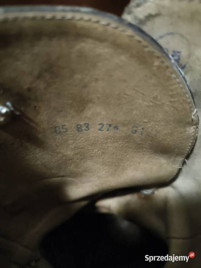 Obuwie służb mundurowych PRL Suwałki