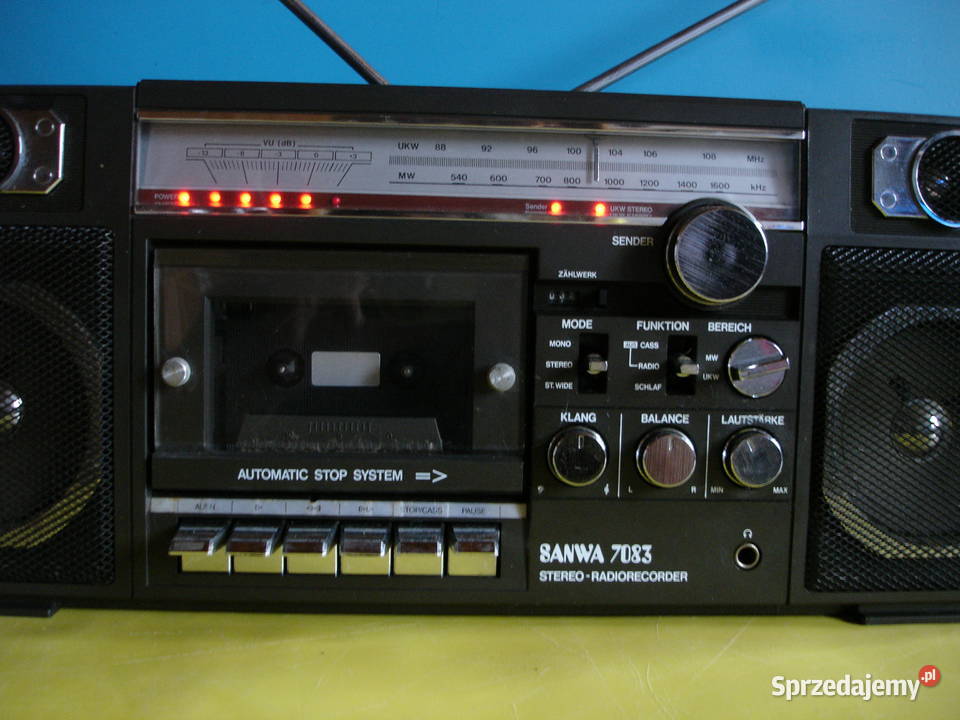 Radiomagnetofon SANWA 7083 lubuskie Zielona Góra