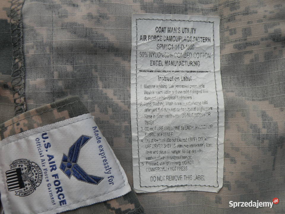 Bluza ABU USAF tiger stripes 30S ripstop obszyta Wrocław