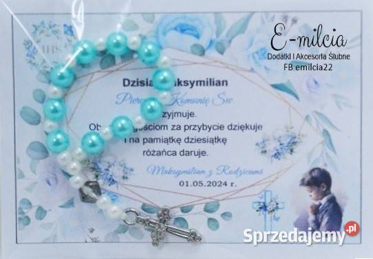 Podziękowania Gości z okazji I Komunii Św