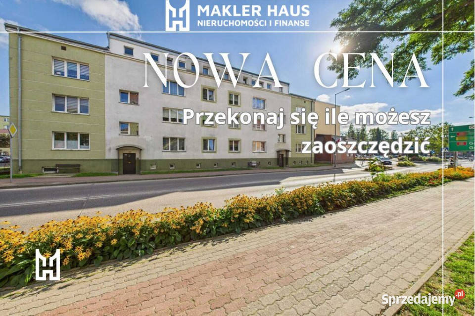 Mieszkanie w centrum 52 m2 I piętro Gołdap