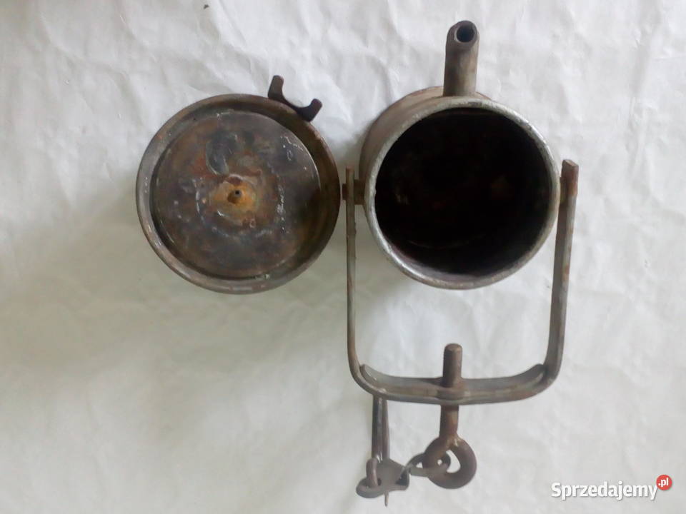 Górnicza stara lampa karbidowa Rzeszów
