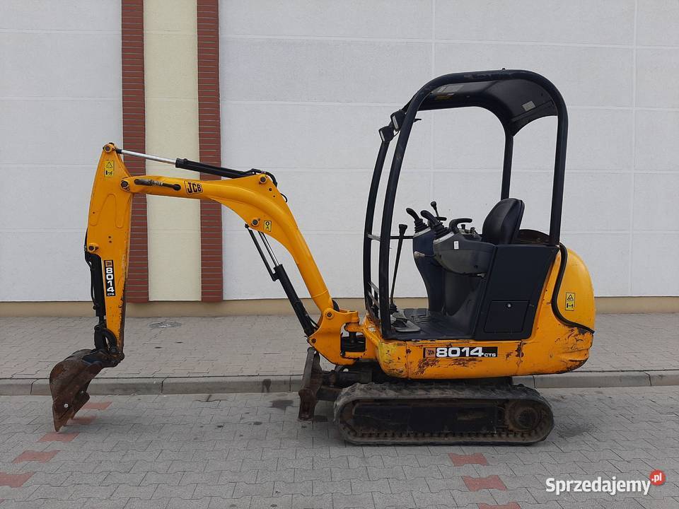 JCB 8014 1399 mth 2006r 18 LEASING minikoparka Gniezno sprzedam