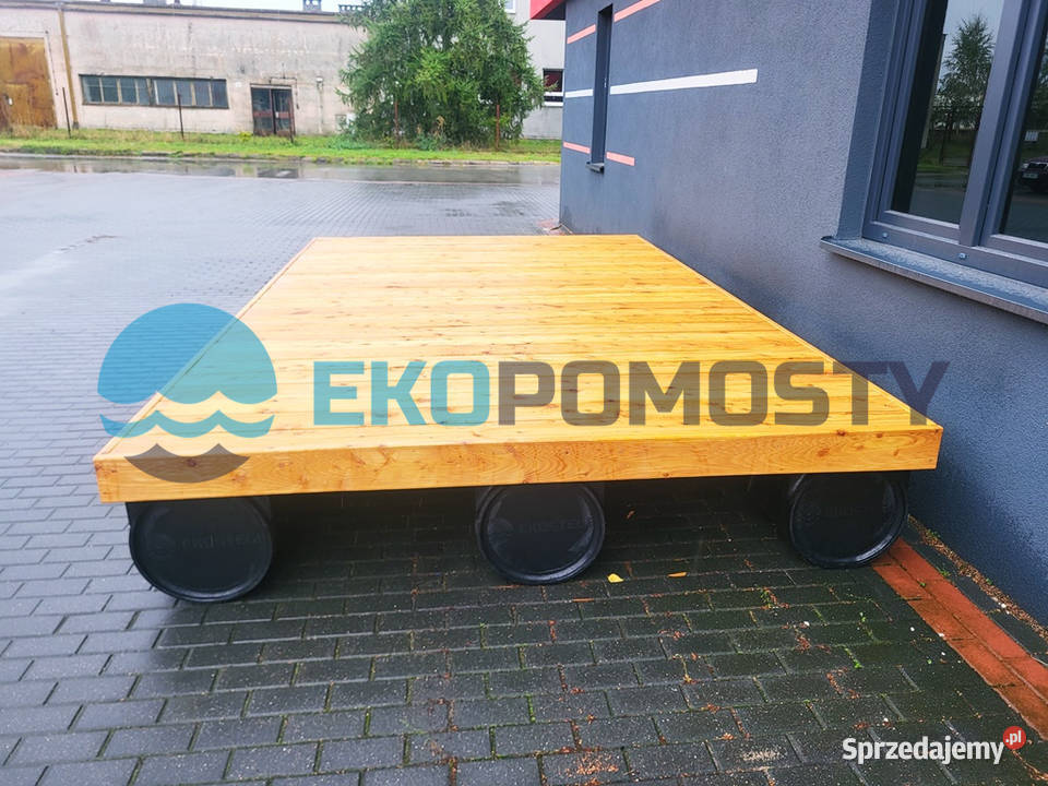RĘKI platforma pływająca pontontratwa 4x24m Serock