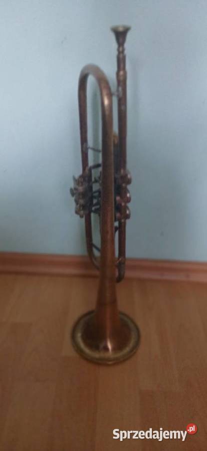 Stara mosiężna trąbka