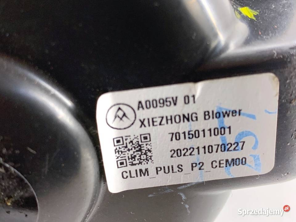 DMUCHAWA NAWIEWU OPEL CORSA F A0095V WENTYLATOR osobowe