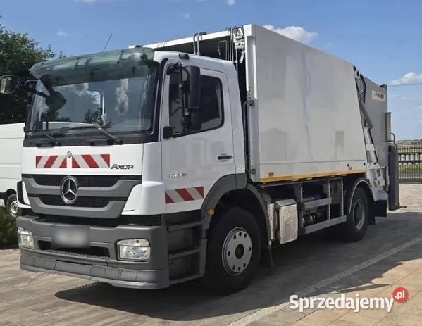 Mercedes Axor 1829 śmieciarka Faun 16 m3 Euro 5 wspomaganie kierownicy Nowiny
