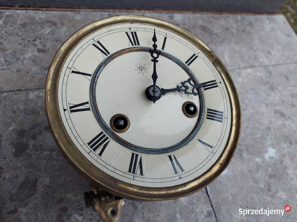 149 Zestaw mechanizm starego zegara Junghans Tczew