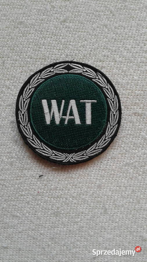 Oznaka rozpoznawcza polowa WAT na mundur MON mazowieckie Ostrołęka sprzedam