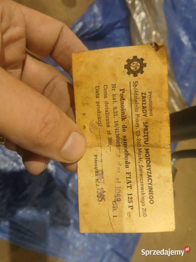 Lewarek podnosnik fso fiat 125p Pozostałe łódzkie Koluszki sprzedam