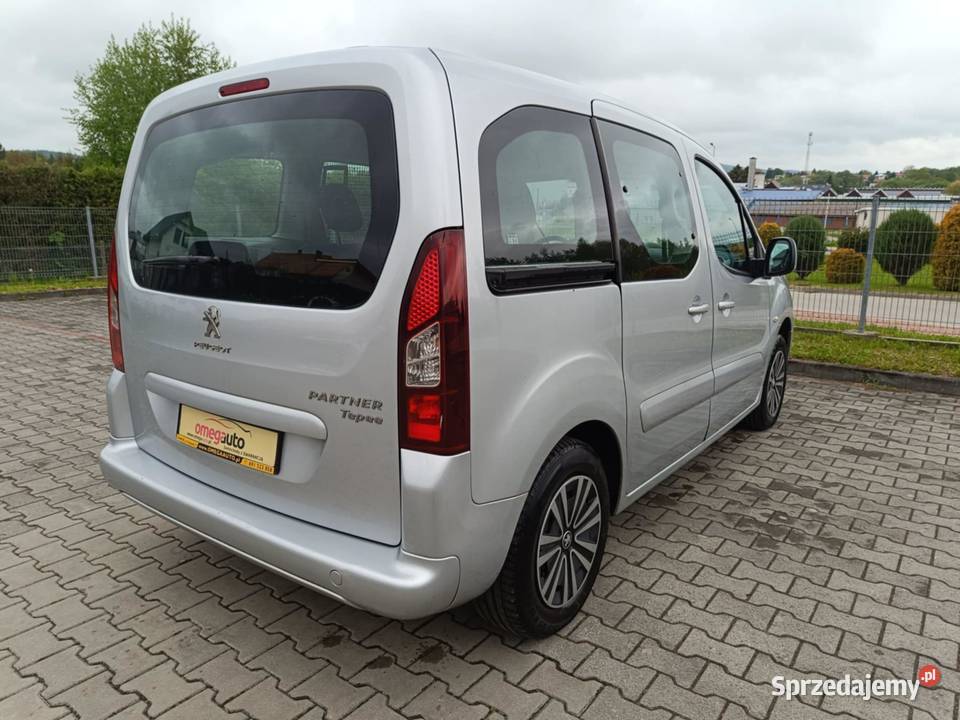 Peugeot Partner II Tepee FL 16 HDi 92 2015 ogranicznik prędkości podkarpackie Sanok