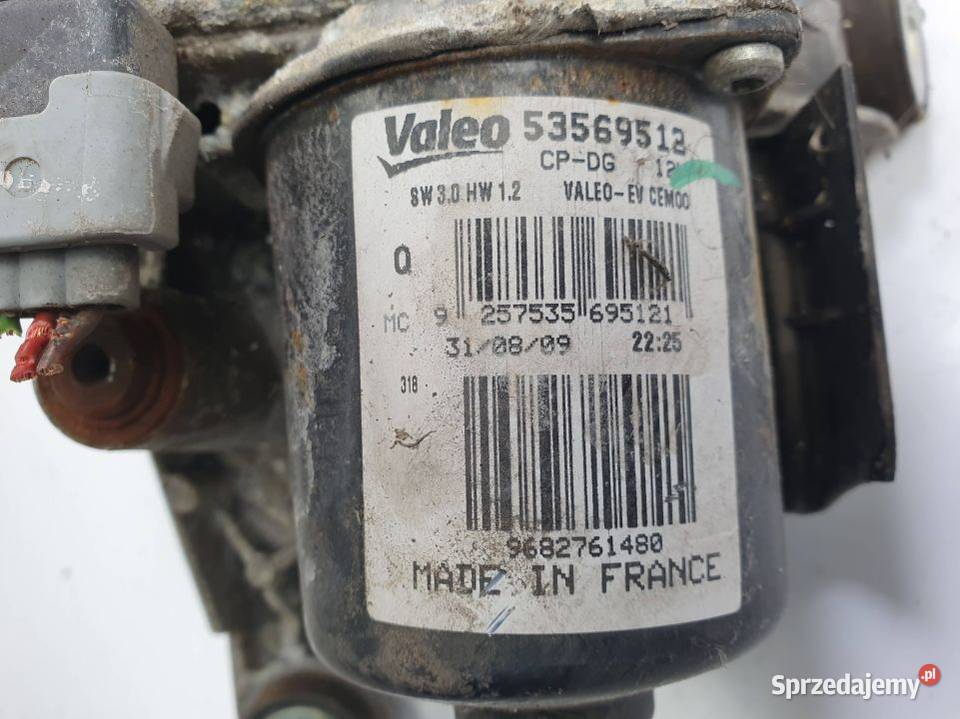 MECHANIZM WYCIERACZEK PRZÓD CITROEN C5 53569512 osobowe