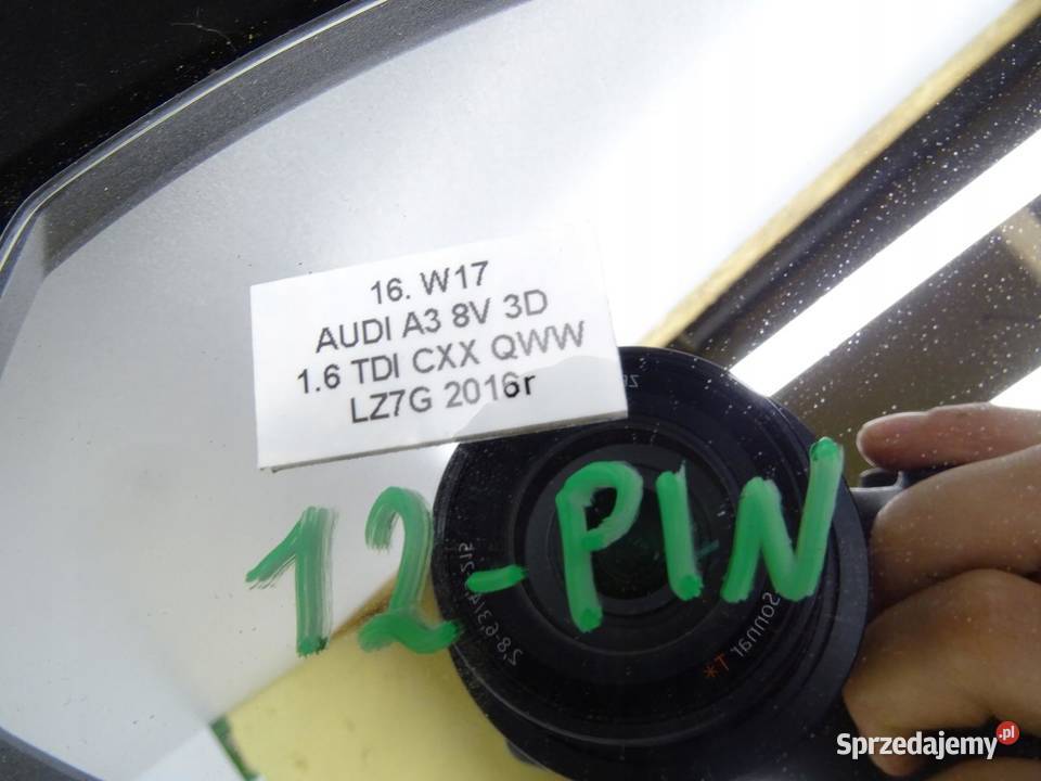 LUSTERKO LEWE LEWY PRZÓD AUDI A3 8V 12 PIN LZ7G