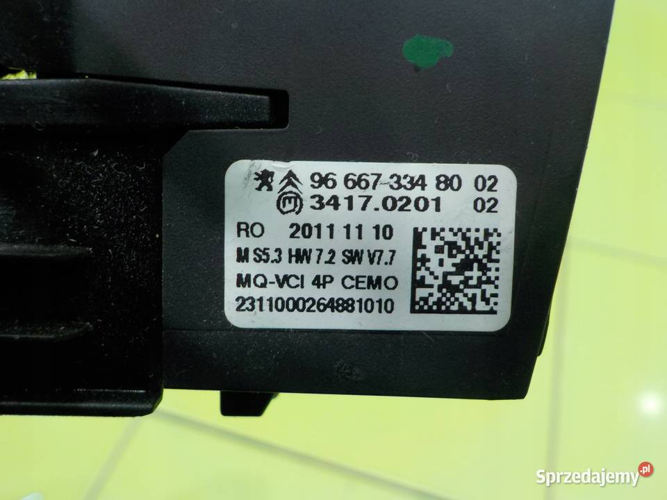 PEUGEOT 508 I 20 HDI 11r SEDAN 4D przelaczniki Suków