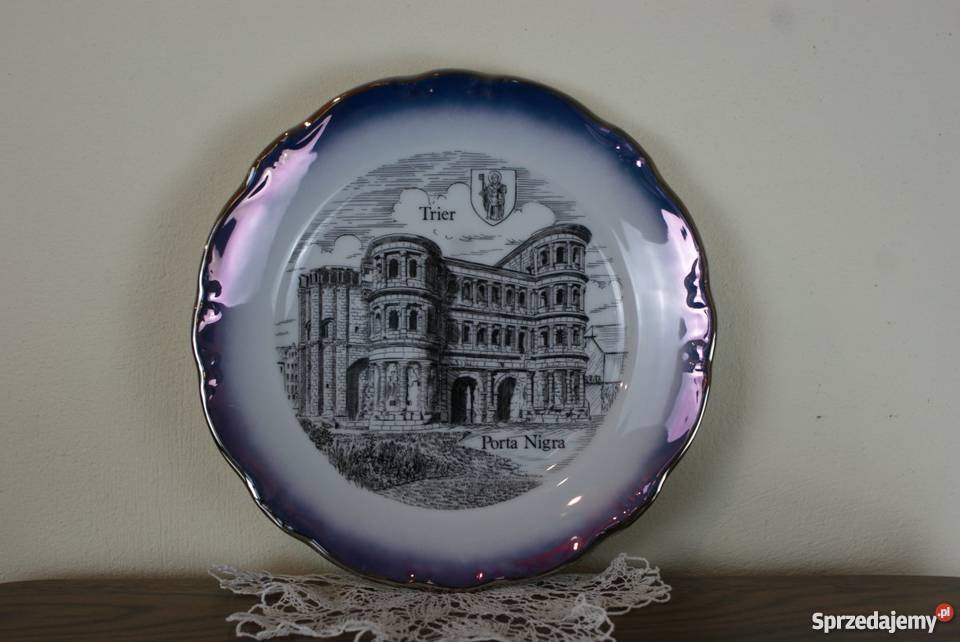 Ozdobny talerz Porta Nigra do zawieszenia podlaskie