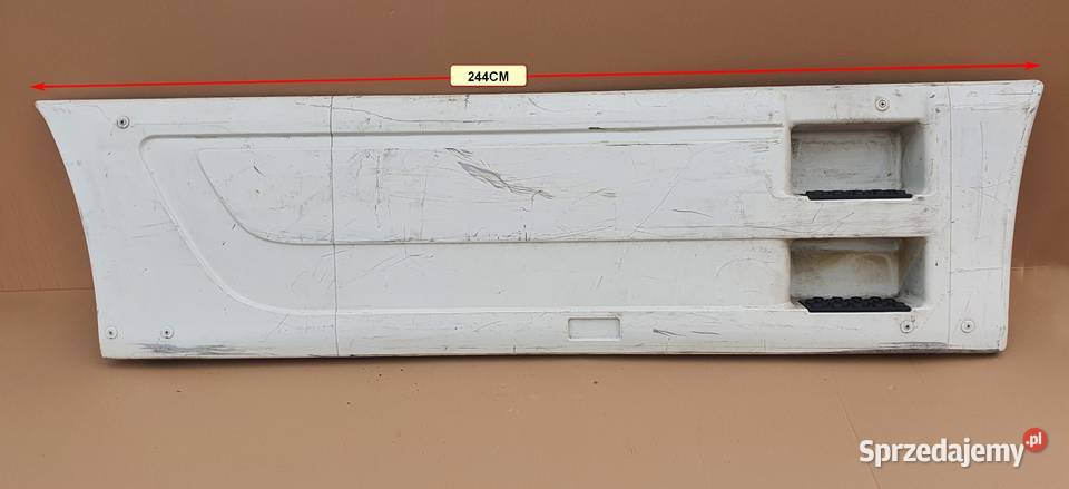 ACTROS MP3 OSŁONA MIĘDZYOSIOWA SPOILER BOCZNY Bieleń