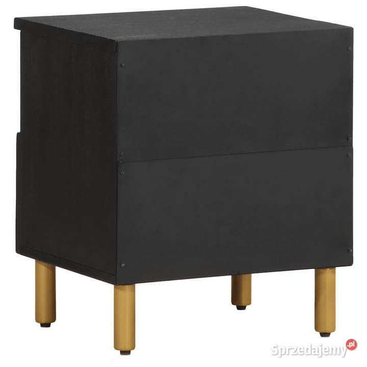 Szafka nocna czarna 40x33x46 materiał Warszawa