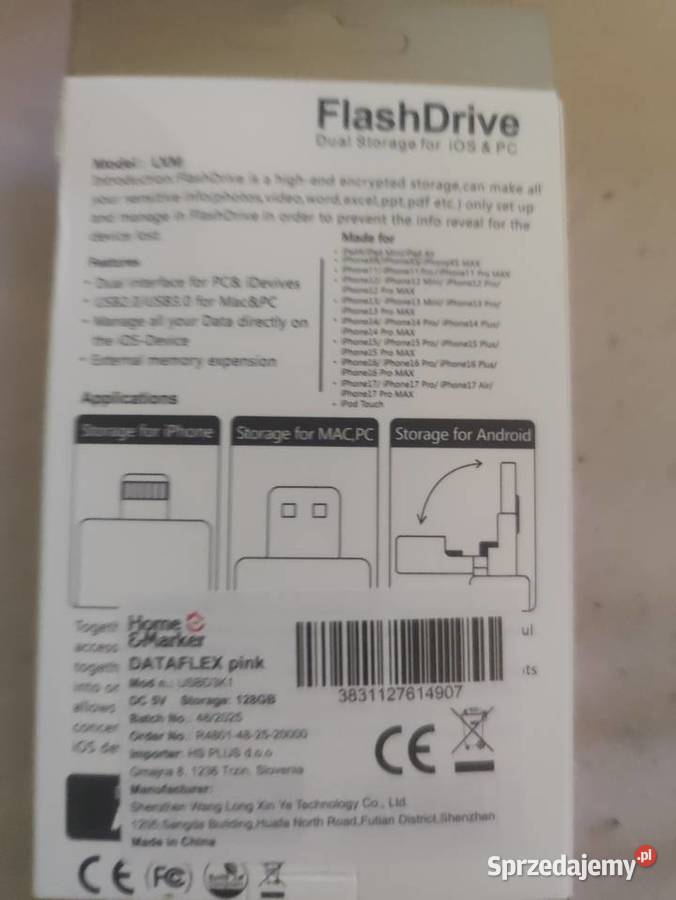 FlashDrive Dual Storage for iOS PC Bytom